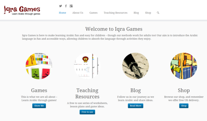 New website - Iqra Games